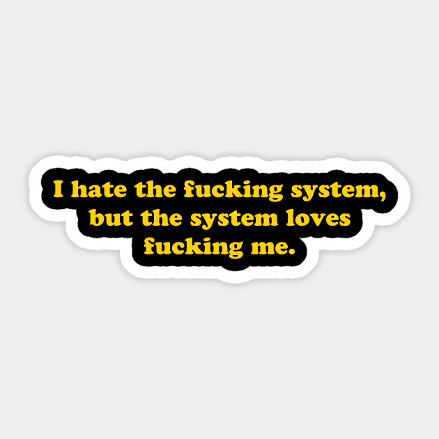 The System Sticker by TheCosmicTradingPost